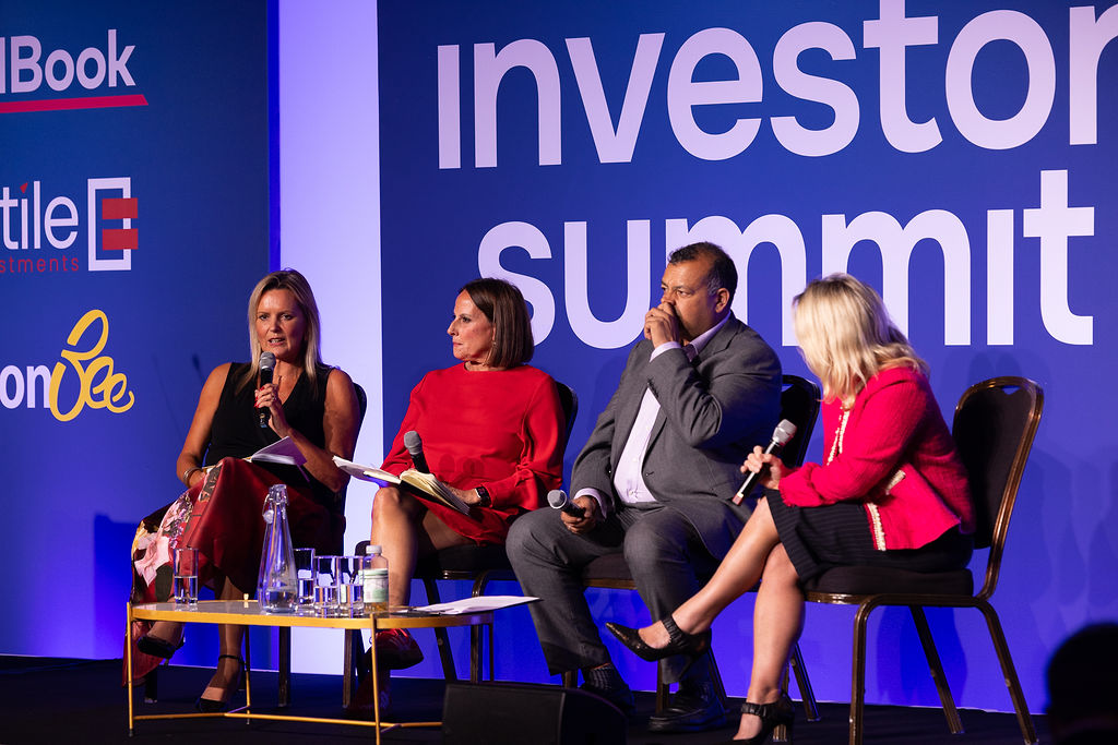A panel of four on the main stage